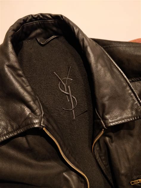 ysl leather jacket vintage.